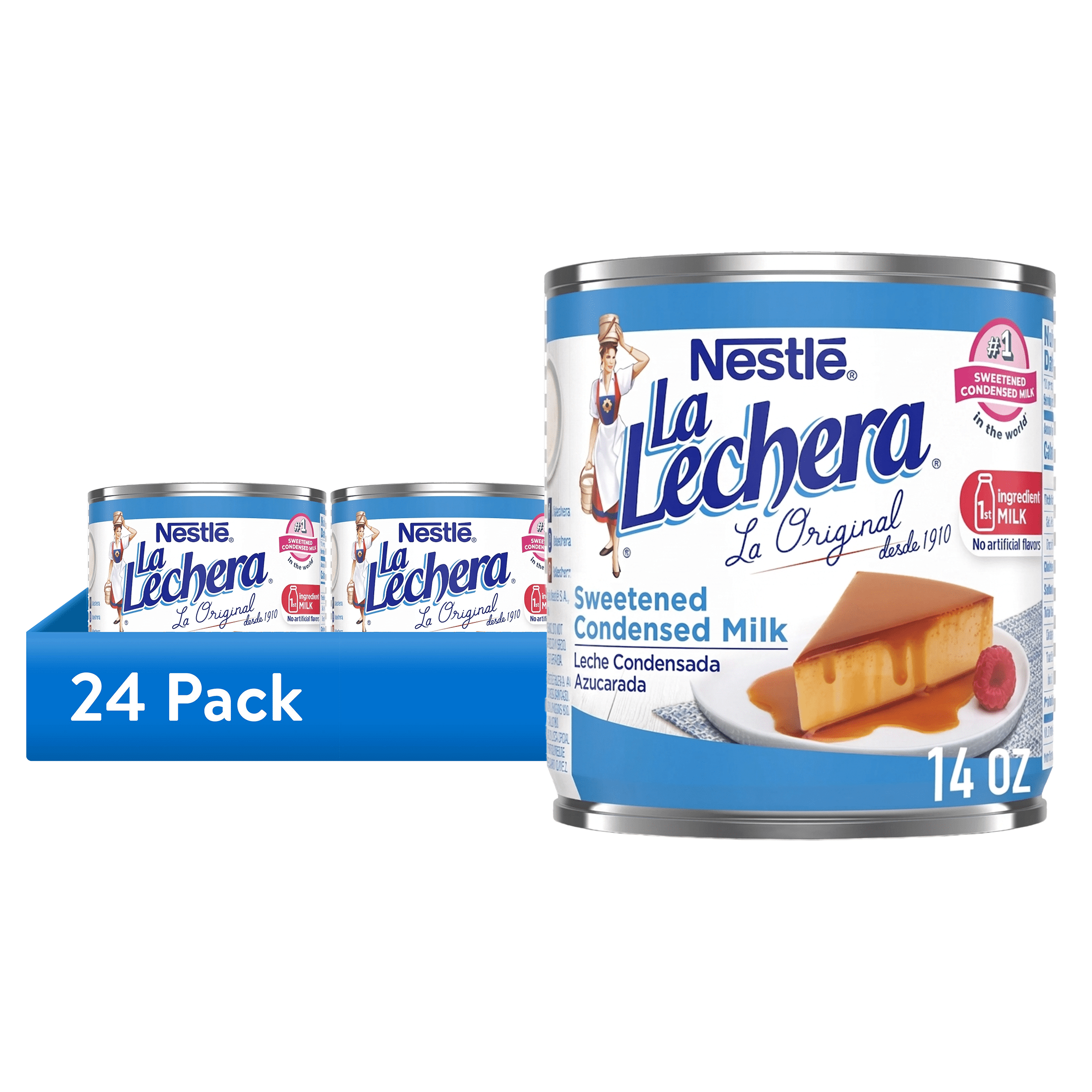 (24 pack) Nestle La Lechera Sweetened Condensed Milk, 14 oz Can