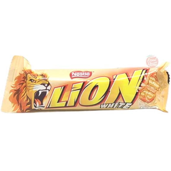 Nestle Lion White; chocolate candy bar, 42-gram wrapper (case of 40)