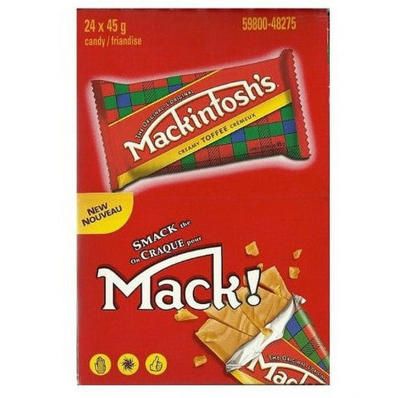 Nestlé Mackintosh Toffee Bars Box of 24 x 45g