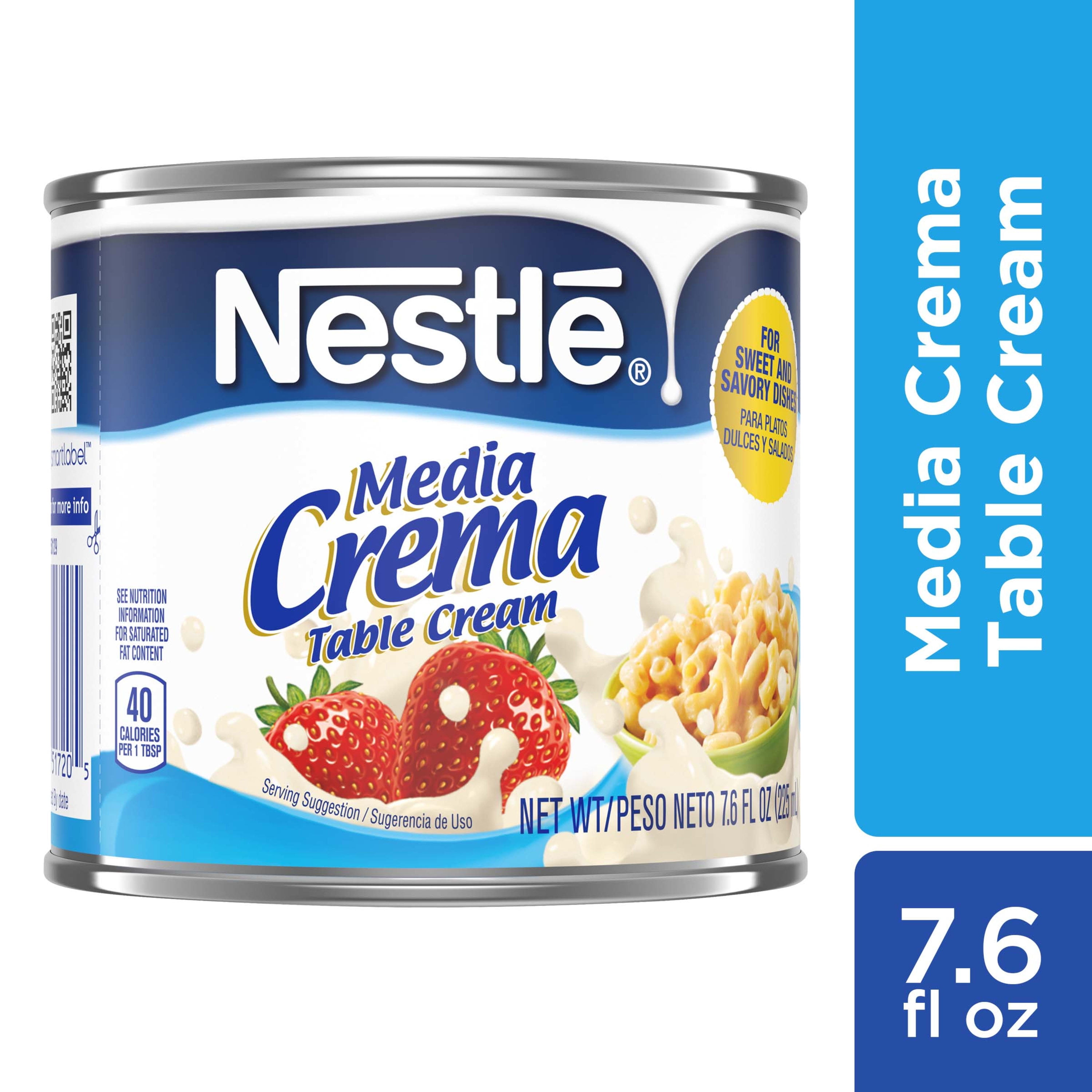 Nestle Media Crema Neutral Flavor Table Cream 7 6 fl oz