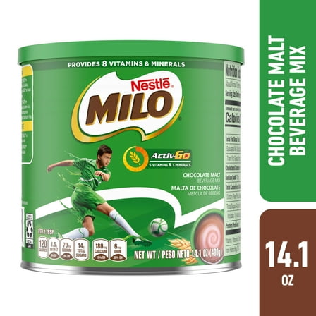 (3 pack) Nestle Milo Active Go Chocolate Malt Powder Drink Mix, 14.1 oz
