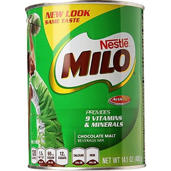 Nestle Milo Chocolate Malt Beverage Mix - Singapore 400 gm tin Pack of 2