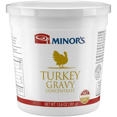 Nestle Minors Concentrate No Added MSG Turkey Gravy, 13.6 Ounce - 6 per case.