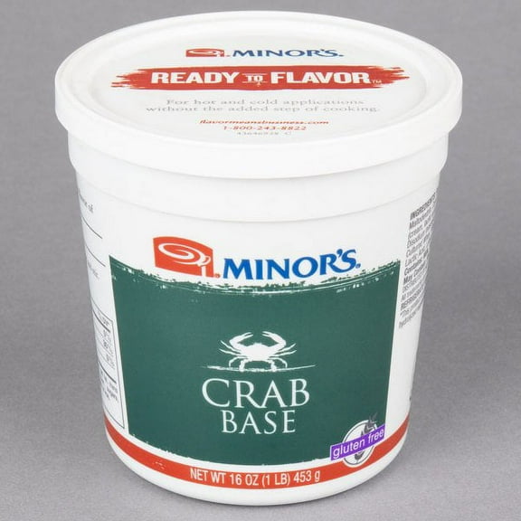 Nestle Minors No Added MSG Crab Base, 1 Pound - 6 per case.