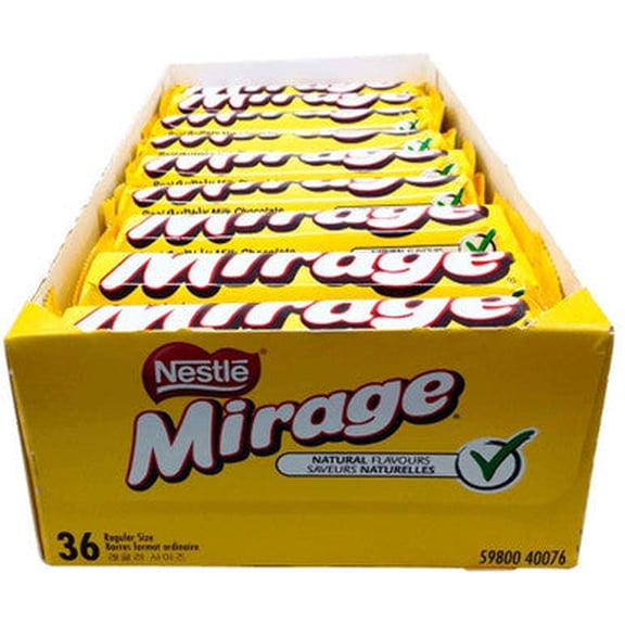 Nestle Mirage Chocolate 36pk (41g/1.4oz per bar) (Imported from Canada}
