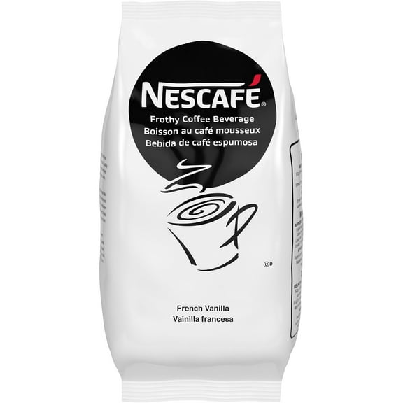 Nestle Nescafe French Vanilla Frothy Coffee Drink - 32 Oz - 6 / Carton