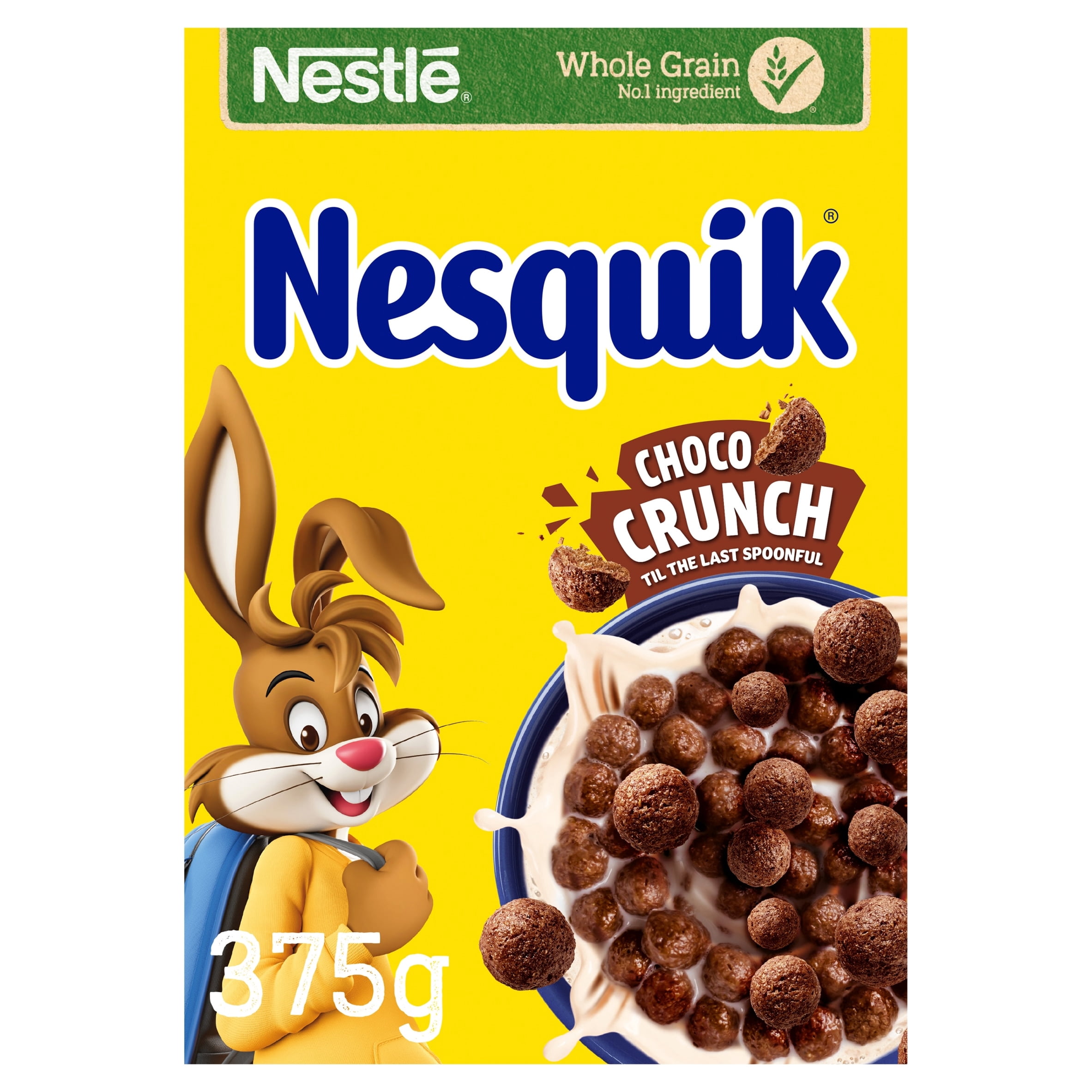 Nestle Nesquik Chocolate Cereal 375g, Imported from Britain