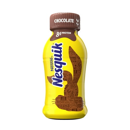 Nestle Nesquik Chocolate Lowfat Milk, Ready to Drink, 8 fl oz