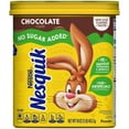 thumbnail image 1 of Nestle Nesquik No Sugar Added Chocolate Flavored Powder 16 Oz. Canister Packaging May Vary - Pack of 2, 1 of 3