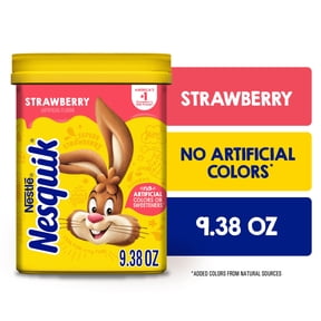 Nestle Nesquik Strawberry Flavor Powder Drink Mix, 9.38 oz