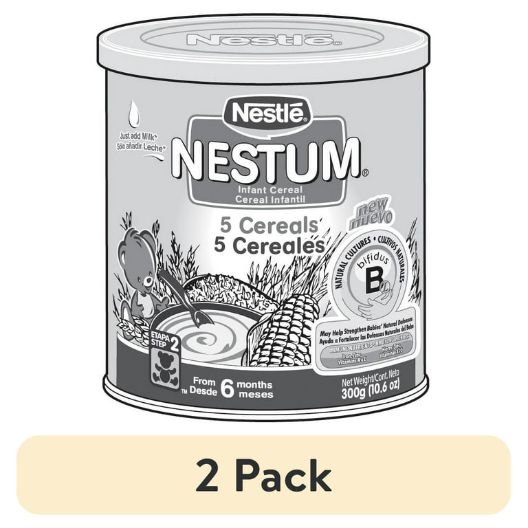 Nestle Nestum Infant Cereal, 5 Cereals, 10.6 OZ