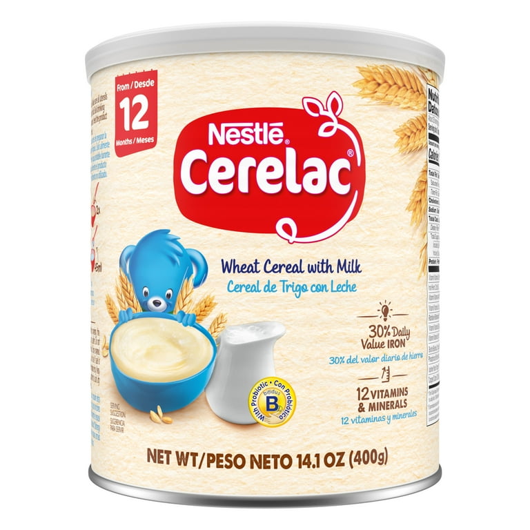 Cerelac Baby Cereal, Wheat Cereal with Milk, Probiotic Nutrition