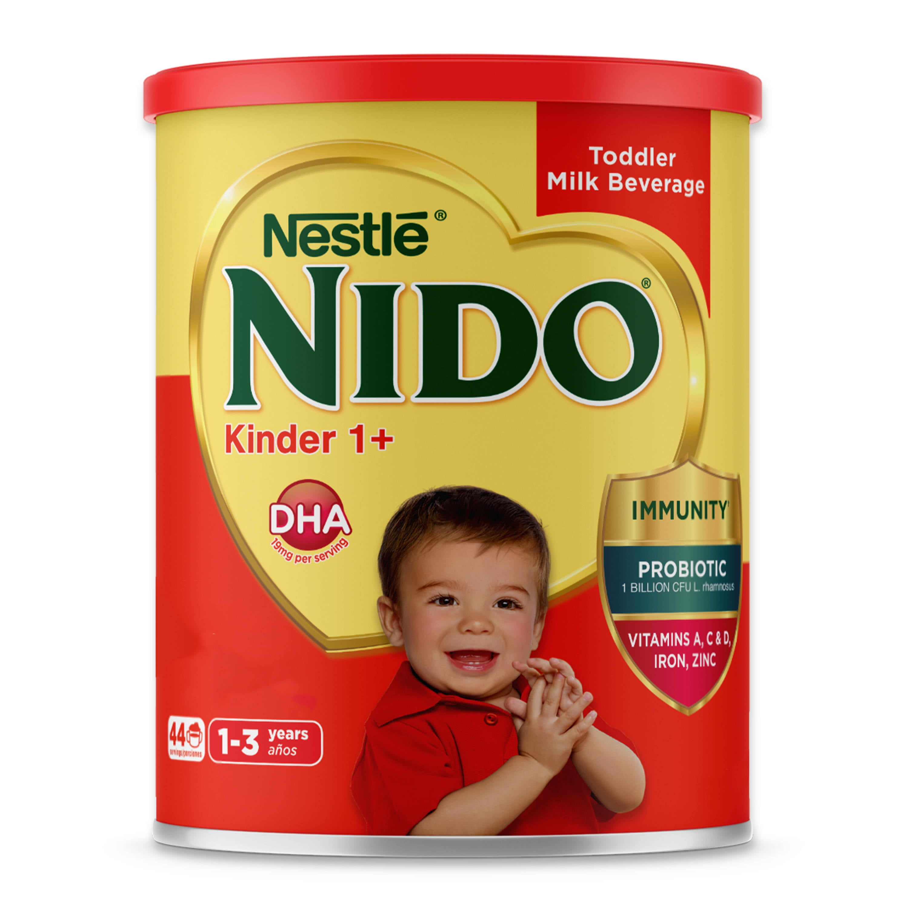 Nestle Nido Kinder 1 To 3 Years Toddler Powdered Milk Beverage, 56.4 Oz