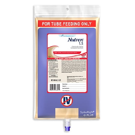 Nutren 1.5 1000mL, Bag, Ready to Hang, Adult, Ea