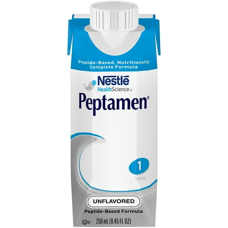 Nestle Peptamen Tube Feeding Formula, Unflavored, 8.45 oz Cartons, 24 Ct