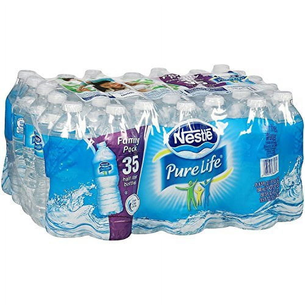 Nestle Pure Life Purified Bottled Water, 16.9 oz., Case of 24, 16.9 fl oz (Pack of 24), Size: Â 8.15 x 10.45 x 10.45 inches; 25.35 Pounds