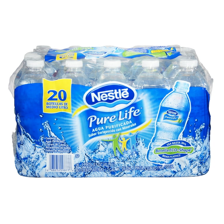 Nestlé® Pure Life® Bottled Purified Water, 16.9 oz. Bottles, 24/Case
