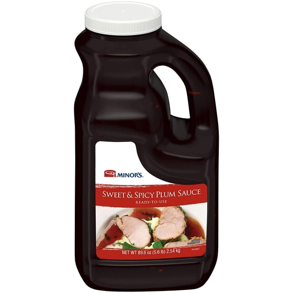 Nestle Ready to Use Minor Sweet and Spicy Plum Sauce, 0.5 gallon - 4 per case.