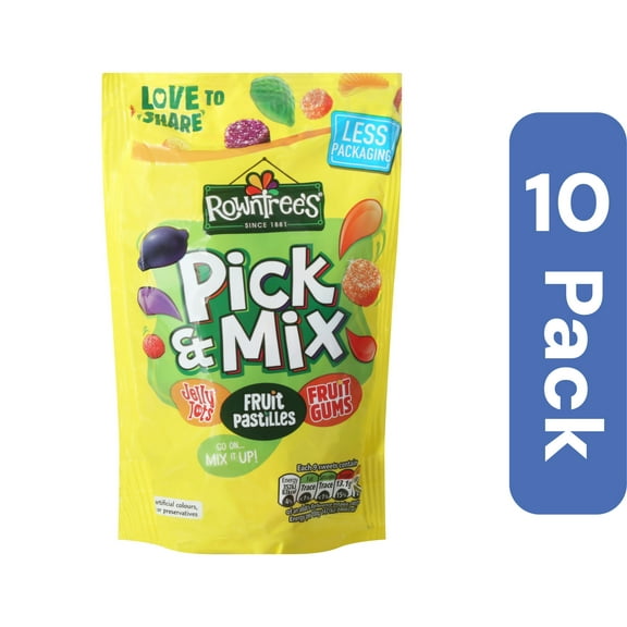 Nestle Rowntree Pick & Mix Pouch Bag 5.3 oz (Pack of 10)
