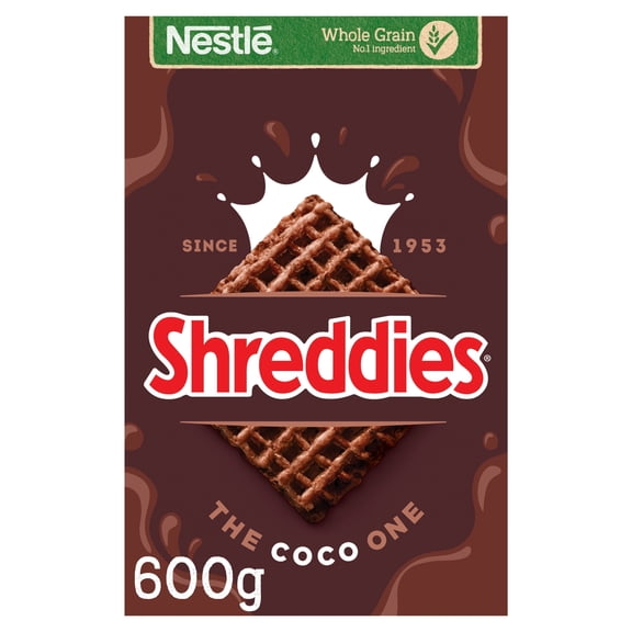 Nestle Shreddies Coco Cereal 600g, Imported from Britain