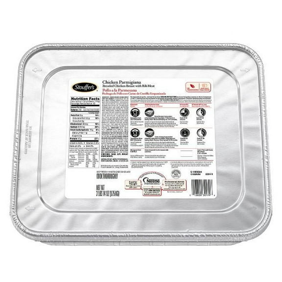 Nestle Stouffers Chicken Parmigiana, 62 Ounce - 4 per case.