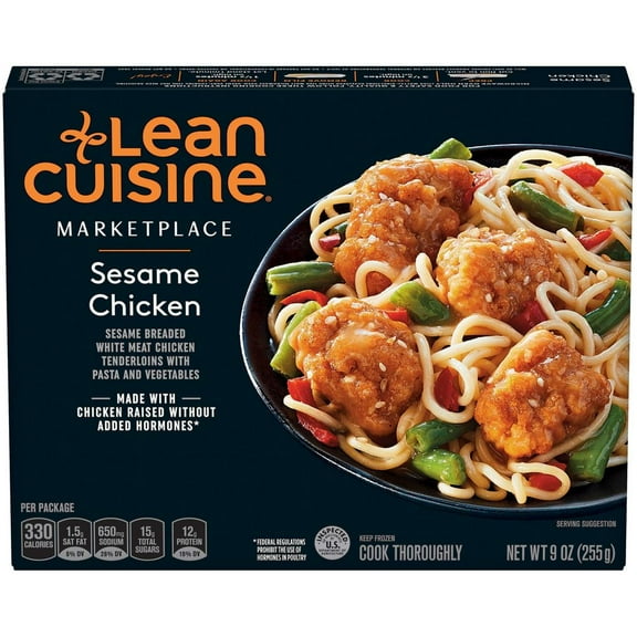 Nestle Stouffers Lean Cuisine Sesame Chicken Entrée, 9 Ounce -- 12 per Case.