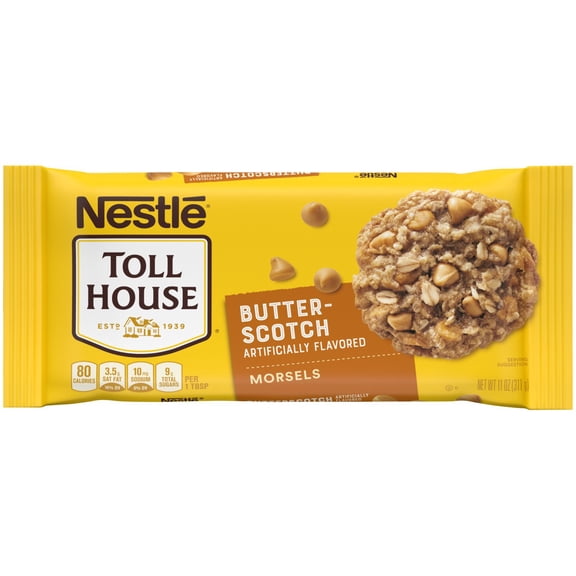 Pack Of 2 Nestle Toll House Butterscotch Morsels Baking Chips, 11.0 oz (Package May Vary)
