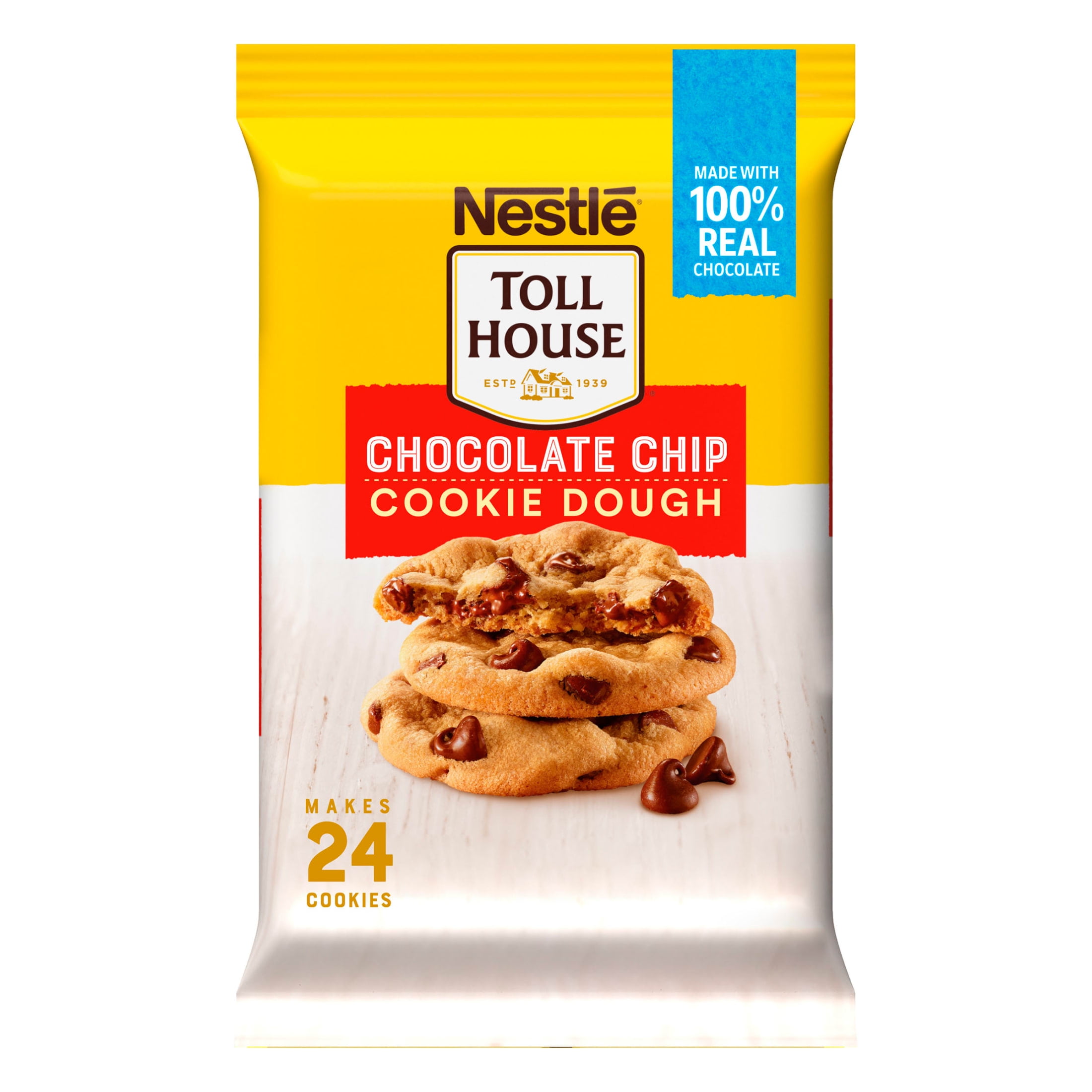 Nestle Toll House Chocolate Chip Cookie Dough 16.5 oz Regular Container