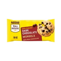 Nestle Toll House Dark Chocolate Baking Chips, Regular Size Morsels 10 oz Bag
