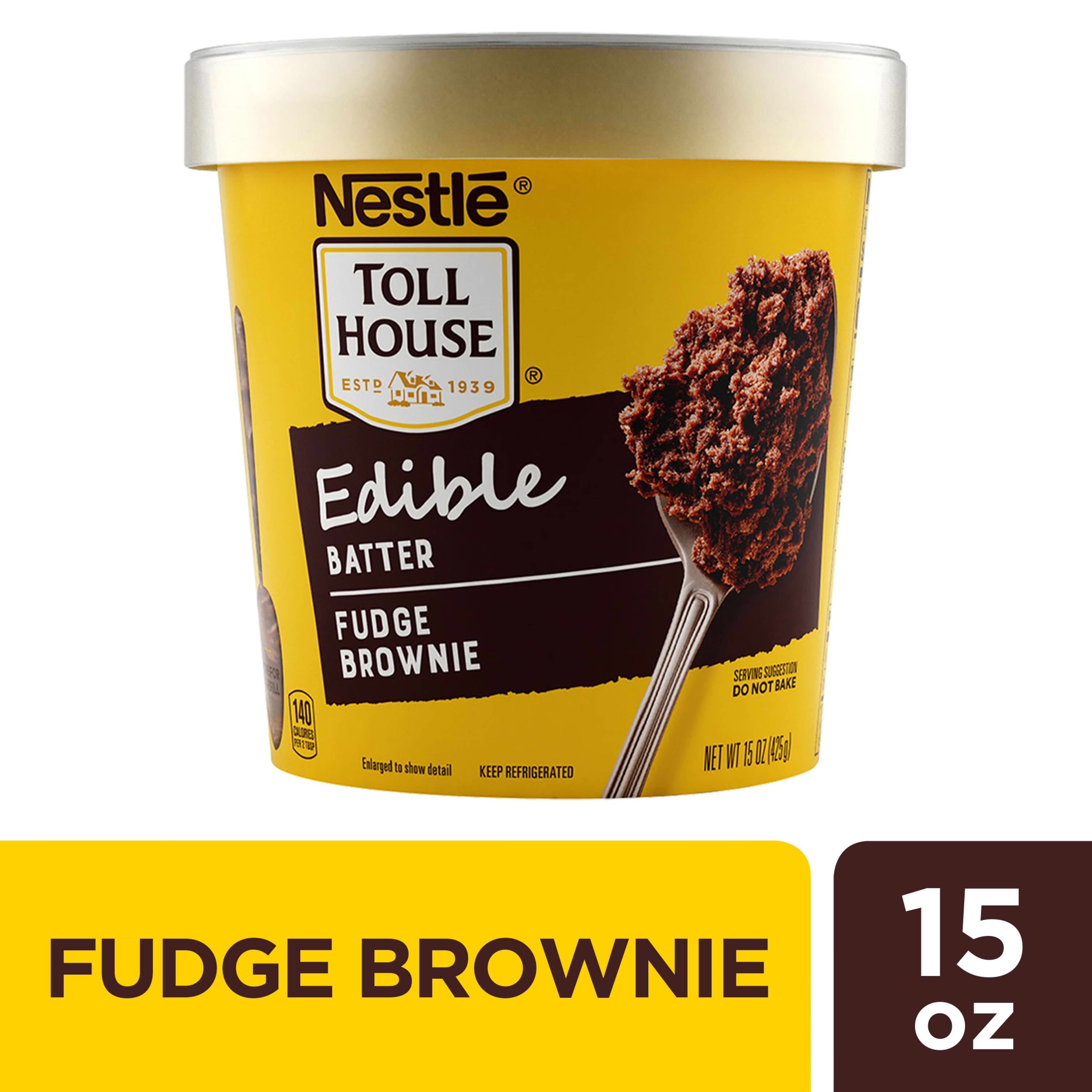 Nestle Toll House Fudge Brownie Edible Batter, 15 oz