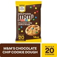 thumbnail image 1 of Nestle Toll House M&M'S Minis Chocolate Chip Ready to Bake Cookie Dough, Makes 20 Cookies for Valentine's Day Baking, 14 oz, 1 of 13