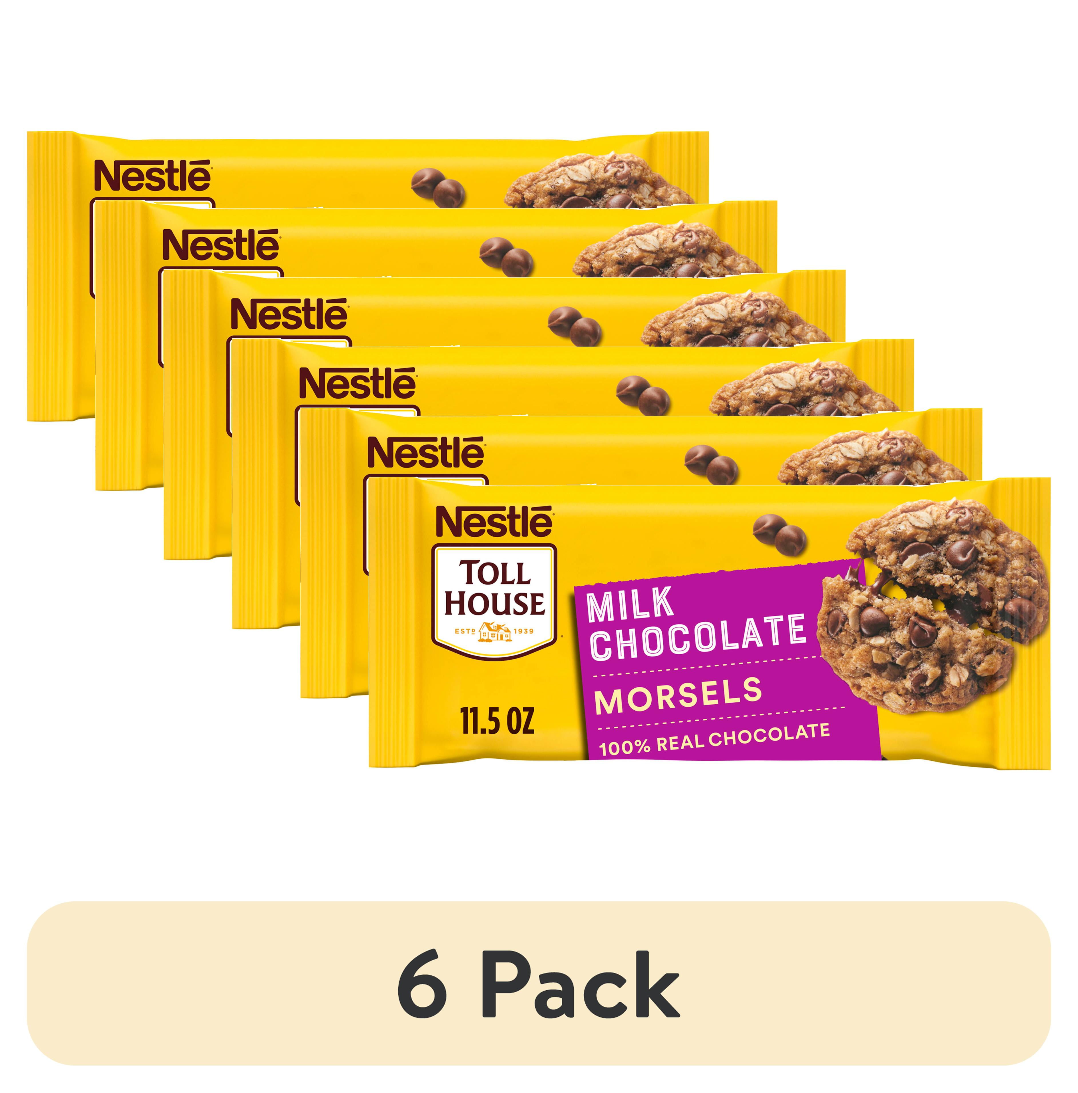 (6 pack) Nestle Toll House Milk Chocolate Baking Chips, 11.5 oz Bag