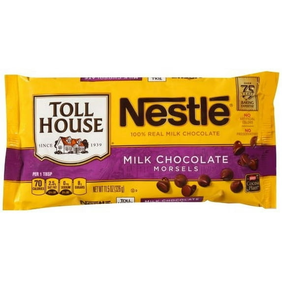 Nestle Toll House Milk Chocolate Morsels 11.5 oz (Pack of 3)