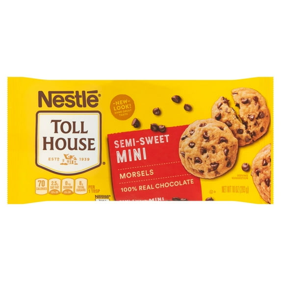 Nestle Toll House Morsels Mini Chocolate 10 oz Package May Vary