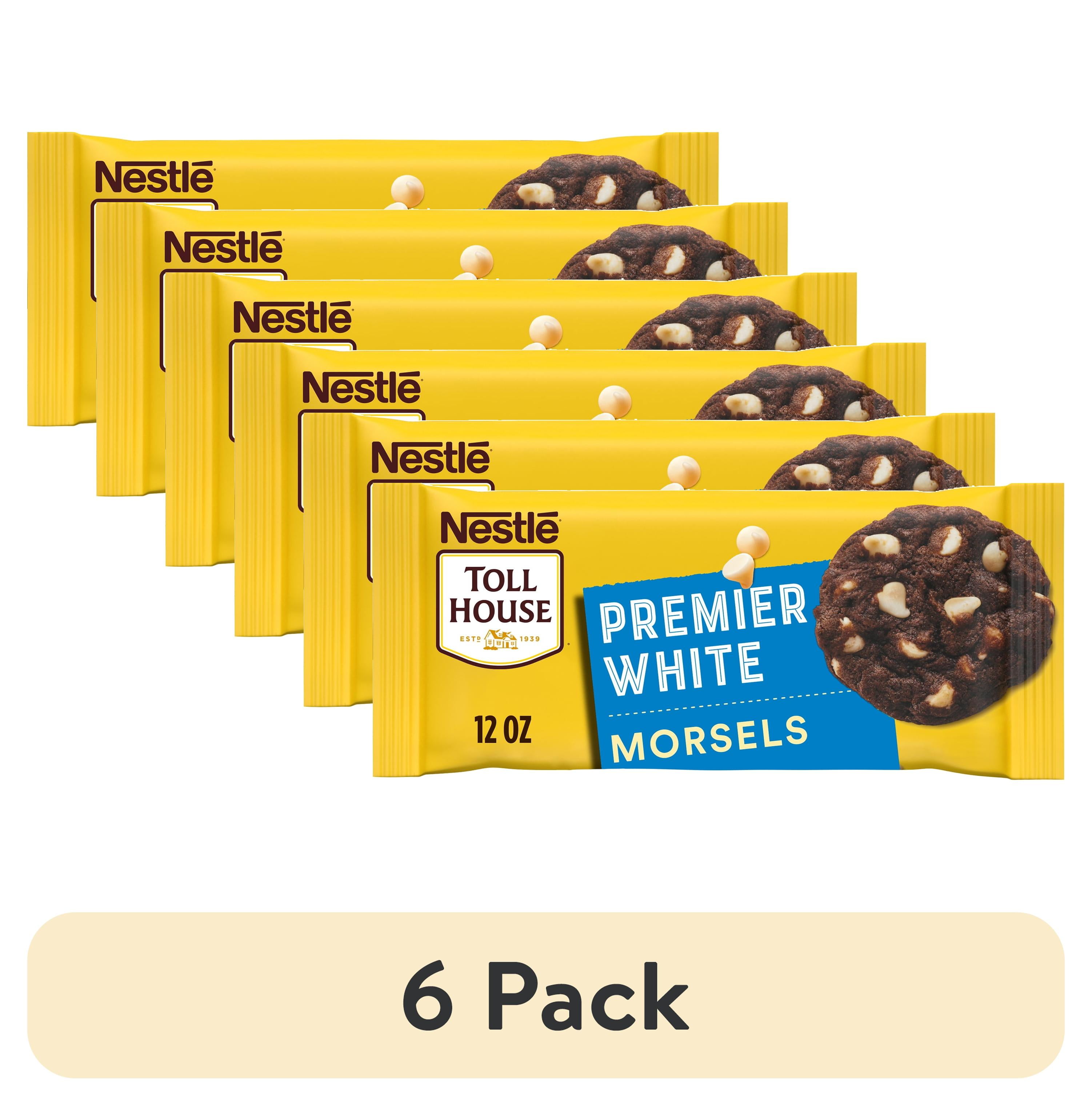 (6 pack) Nestle Toll House Premier White Regular Baking Chips, Morsels, 12 oz Bag