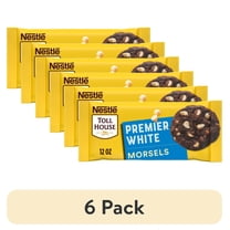 (6 pack) Nestle Toll House Premier White Regular Baking Chips, Morsels, 12 oz Bag