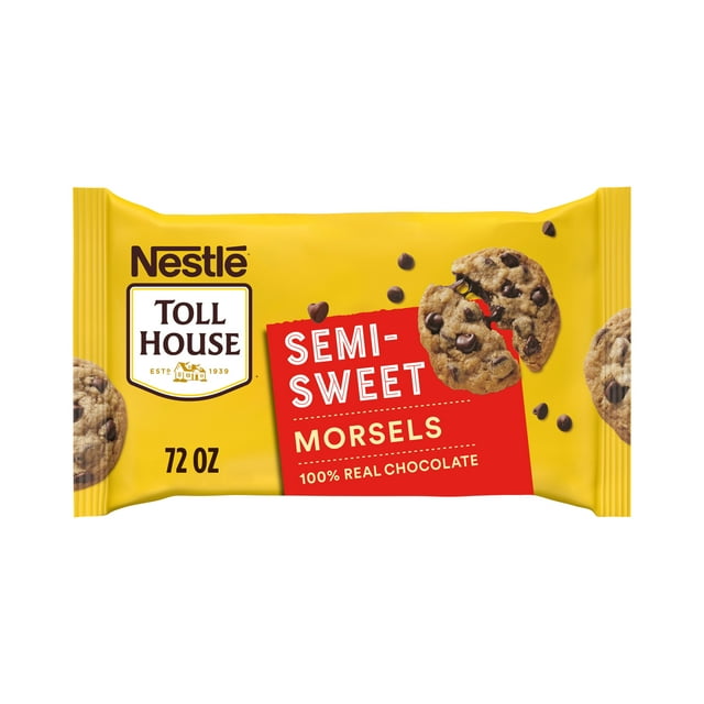 Nestle Toll House Baking Semi-Sweet Chocolate Chips, 72 oz - Walmart.com