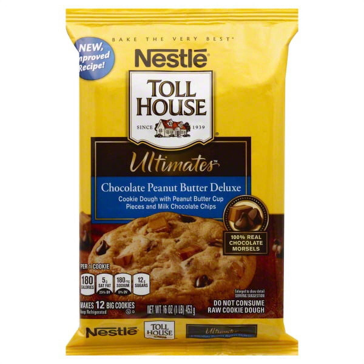 Nestle Toll House Ultimates Chocolate Peanut Butter Deluxe Cookie Dough ...