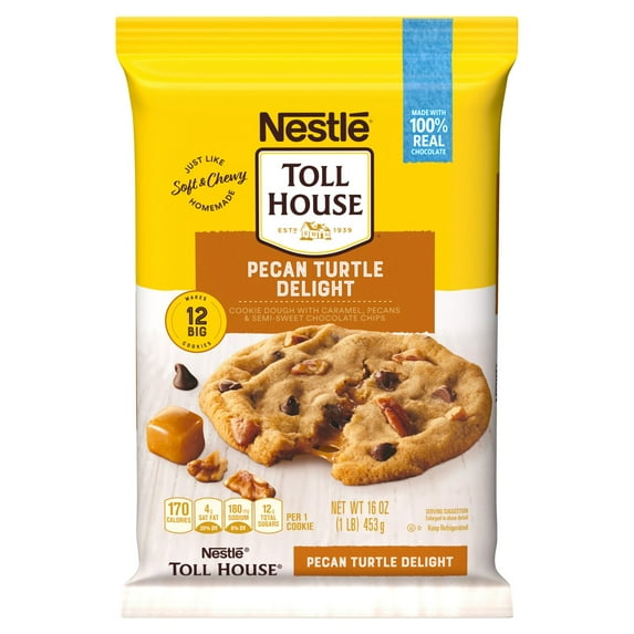 Nestle Toll House Ultimates Pecan Turtle Delight Cookies, 12 Count 16 oz