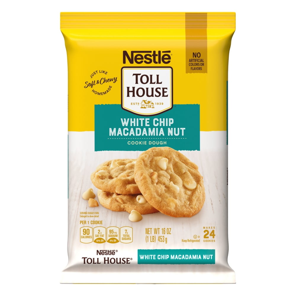 Nestle Toll House White Chip Macadamia Nut Cookie Dough