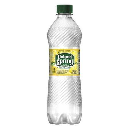 product image of Nestle Waters  16.9 oz Poland Spring Lemon Sparkling Spring Water - Pack of 24