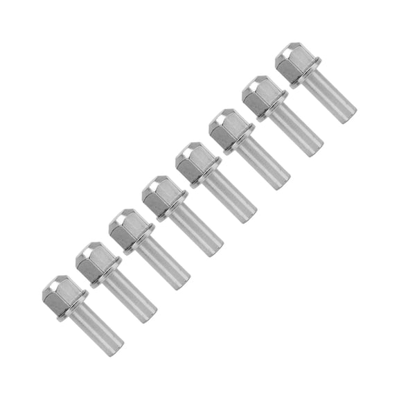 NestledNature 12mm Wheel Hub Extension Adapter,RC Extension Hex Drive Adapter,8 Pcs RC Wheel Hub Extension Nut Stainless Steel High Strength Hex RC Wheel Hub Extension Adapter For Axial SCX10