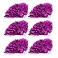 thumbnail image 1 of NestledNature Cheerleading Pom Poms,6pcs 7 Colors Cheerleader Pom Poms Squad Cheer Sports Party Dance Useful Accessories, Chear Poms, 1 of 1