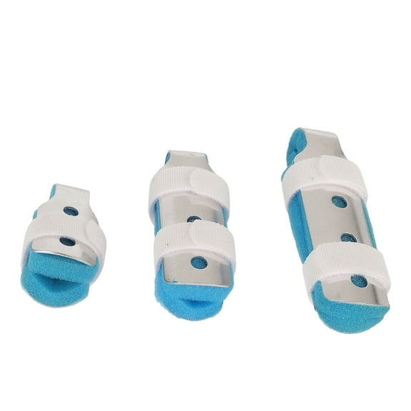 NestledNature Finger Support Brace - Set Of 3 Lightweight Aluminum Alloy Sponge Finger Splints In S, M, L Sizes, Providing Protection And Support For Fractures And Injuries