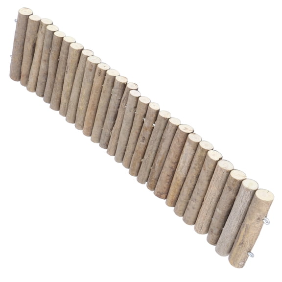 NestledNature Hamster Wood Hideout Mouse Rodents, Wooden Door Fence Bridge Ladder Chew Toys, Natural Hideout Ladder For Mole Carrot Cottage Small Animals