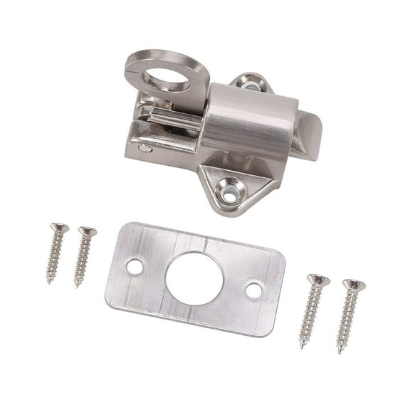 NestledNature Latch Lock, Gate Security Pull Spring Bounce Door Aluminum Latch Lock, Door Lock Replacement, Home Improvement Supplies For Window Shed Gate Toilet Bedroom