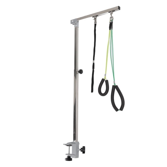 NestledNature Pet Grooming Arm With Clamp,Dog Grooming Table Arm Height 35in Foldable Dog Grooming Arm With Clamp And Noose,Pet Grooming Supplies