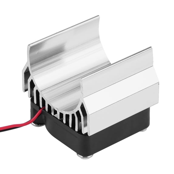 NestledNature RC Accessory,Heat Sink With Cooling Fan For 1/10 Scale Electric RC Car 540 / 550 / 3650 Motor,Motor Heat Sink