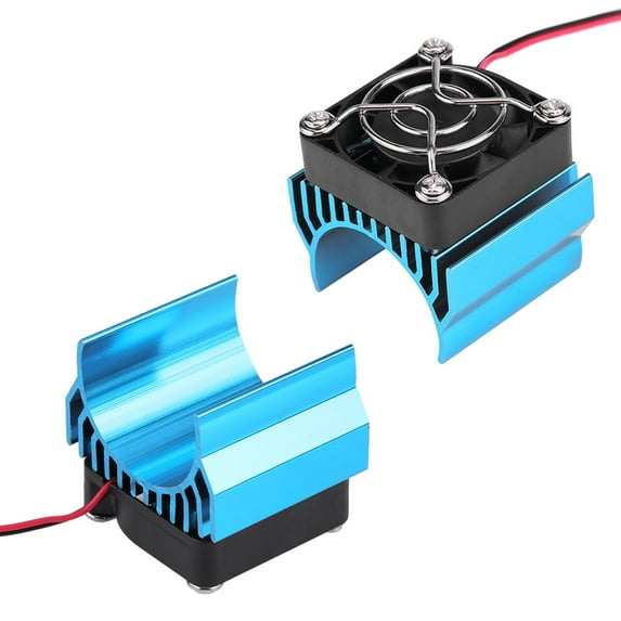 NestledNature RC Accessory,Heat Sink With Cooling Fan For 1/10 Scale Electric RC Car 540 / 550 / 3650 Motor,Motor Heat Sink