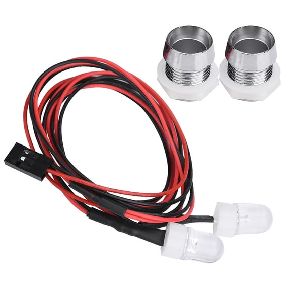 NestledNature RC Car LED Light,2PCS 20mm Headlight RC Accessory LED Lights For Model Drift Car Vehicle,RC Accessory